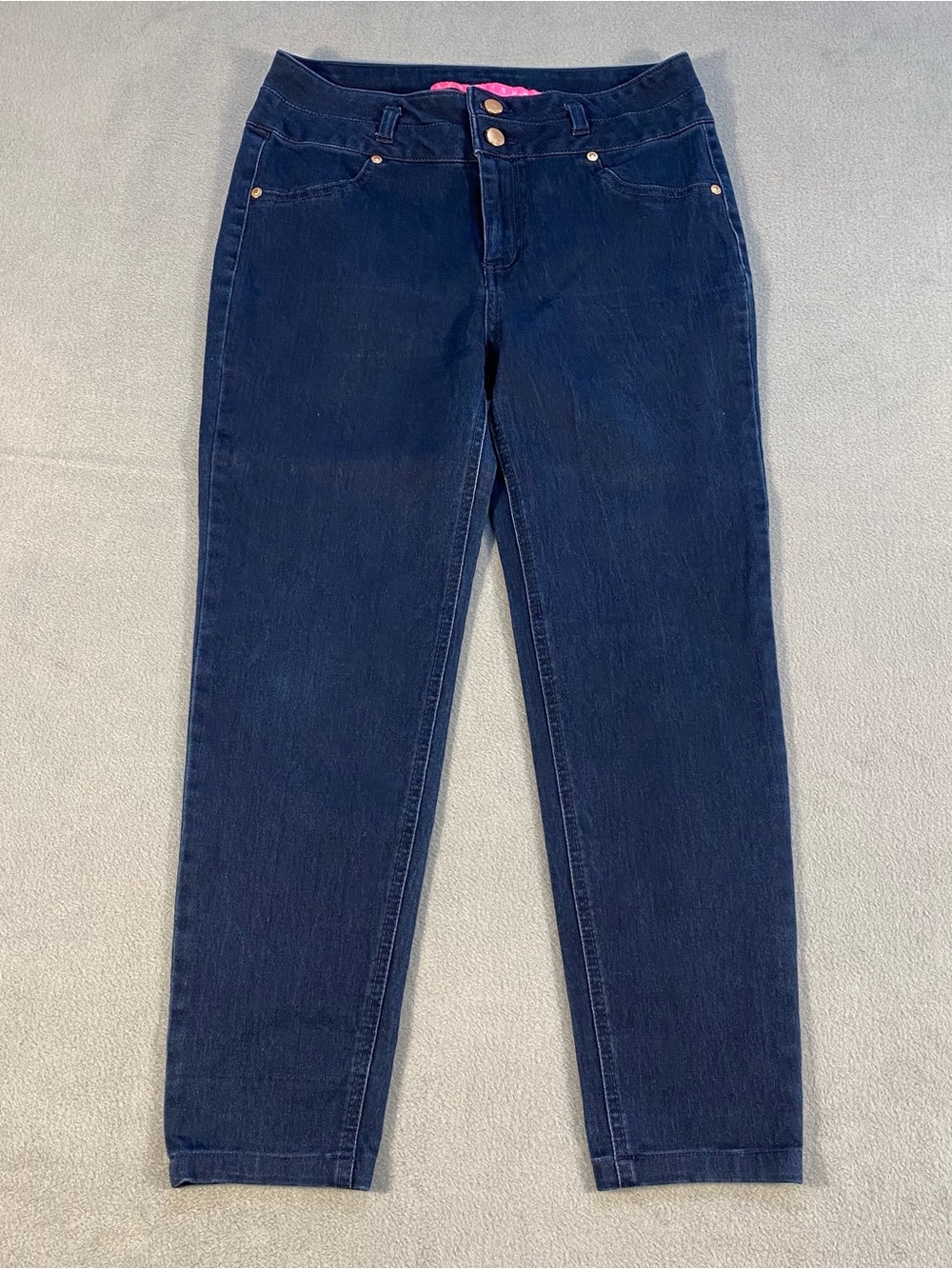 Tinseltown juniors Dark Blue skinny Stretch Jeans, inseam 24”, size 11